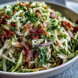 German Cabbage Coleslaw With Ham