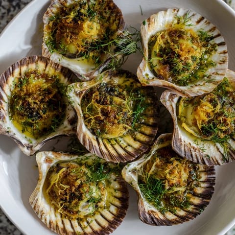 Harbor Seared Scallops Lemon-Dill