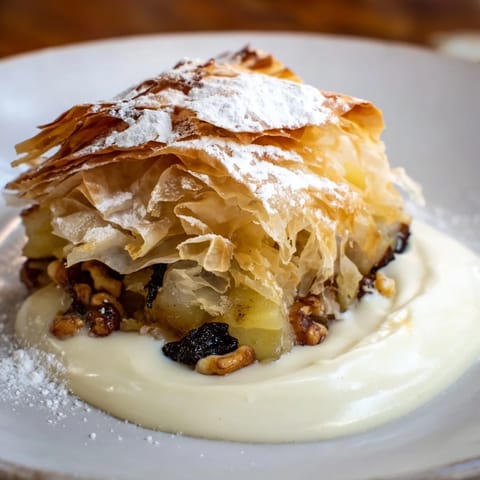 Apple Strudel with Vanilla