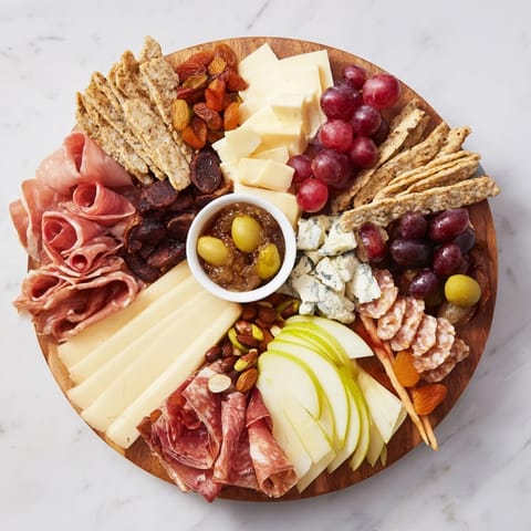 Elegant Gilded Edge Cheese Board