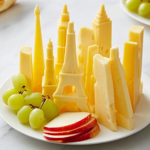 Skyline Silhouette Cheese Platter