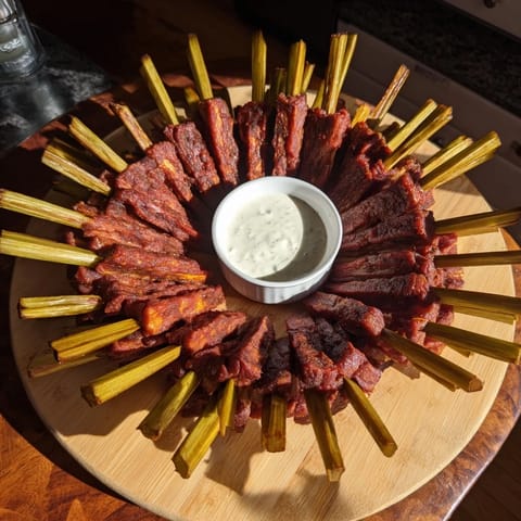 Rustic Wheel Appetizer Platter