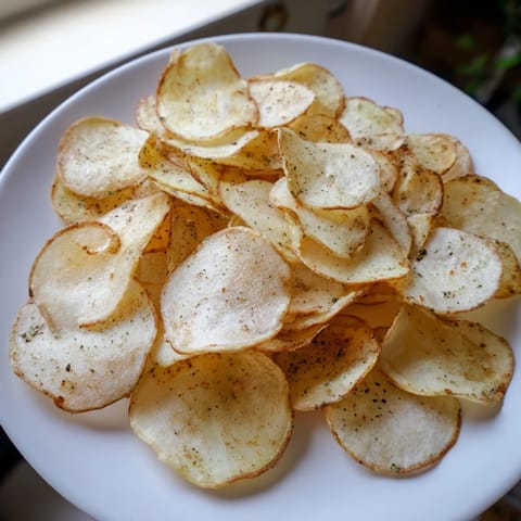 Homemade Air-Fryer Potato Chips