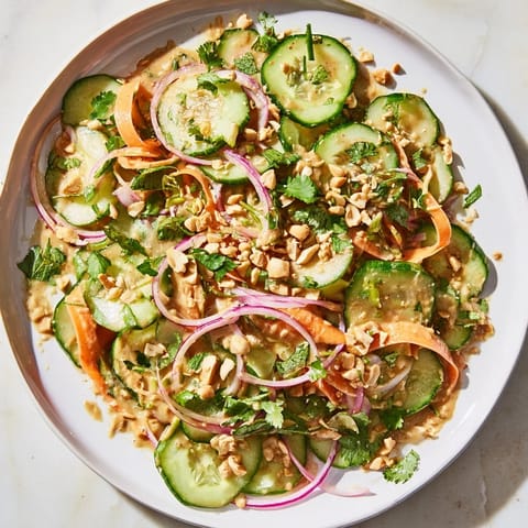 Thai Peanut Cucumber Salad