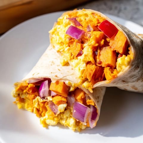Sweet Potato Breakfast Burritos