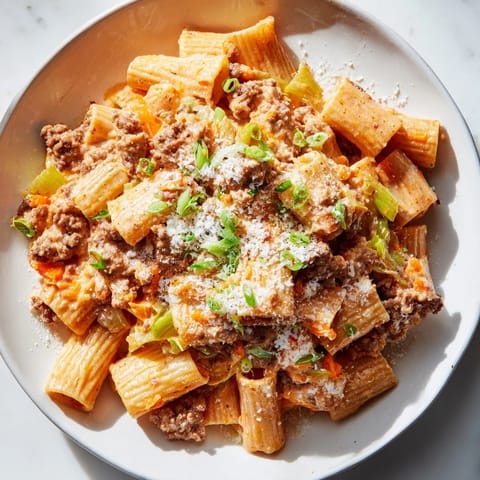 Kimchi Ragu Pasta Fusion