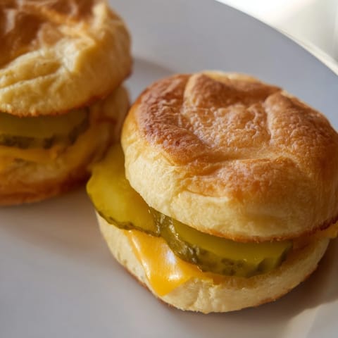 Pickle Bread with Cheddar Buns