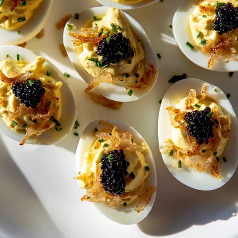 Deviled Eggs with Caviar