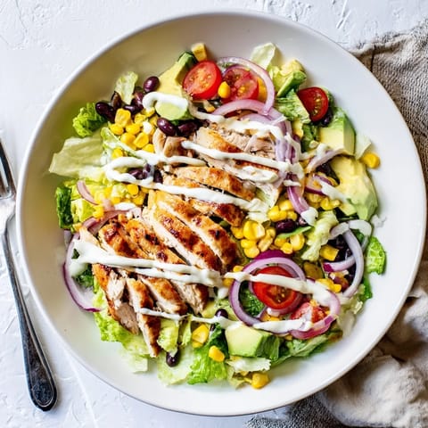 BBQ Chicken Salad with Ranch