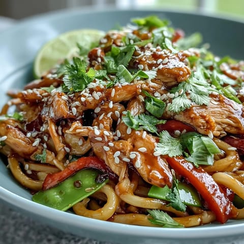 Sesame Chicken Noodle Bowl