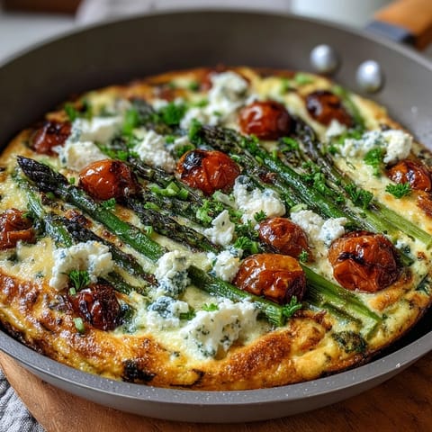 Spring Veggie Frittata Asparagus