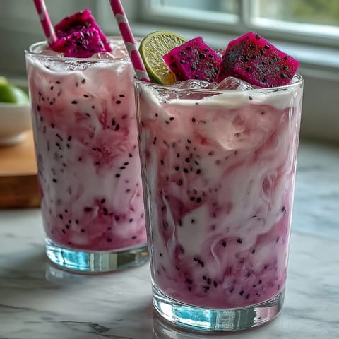 Dragon Drink with Coconut Milk