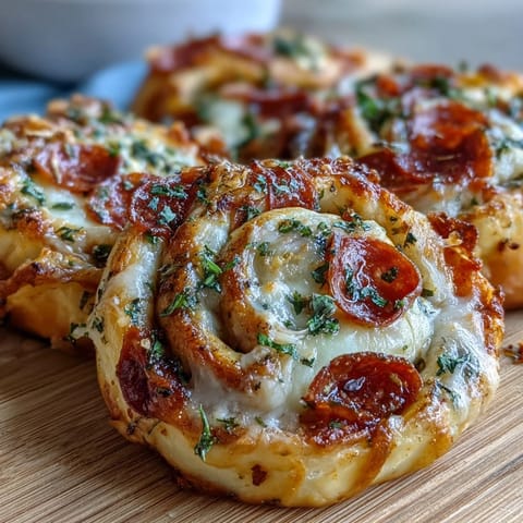 Pizza Pinwheels Pepperoni Mozzarella