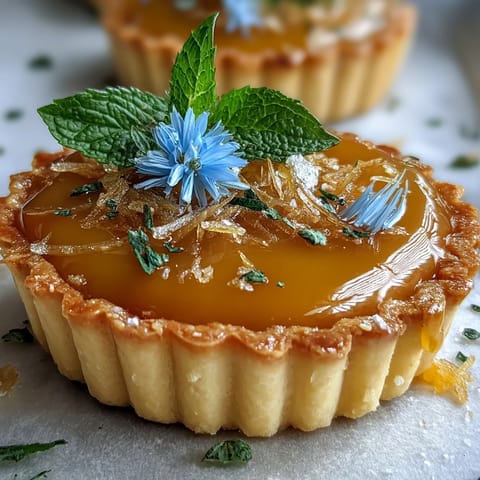 Lemon Curd Spring Tart