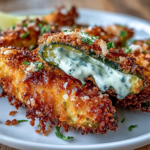 Crispy air fryer pickle fries with spicy mayo, a perfect crunchy appetizer.