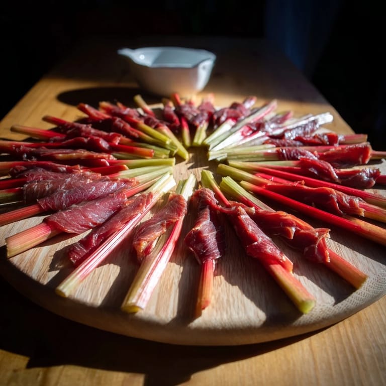 Shareable Rustic Wheel appetizer: crisp celery and meat stick spokes, ready to dip and enjoy at your gathering.