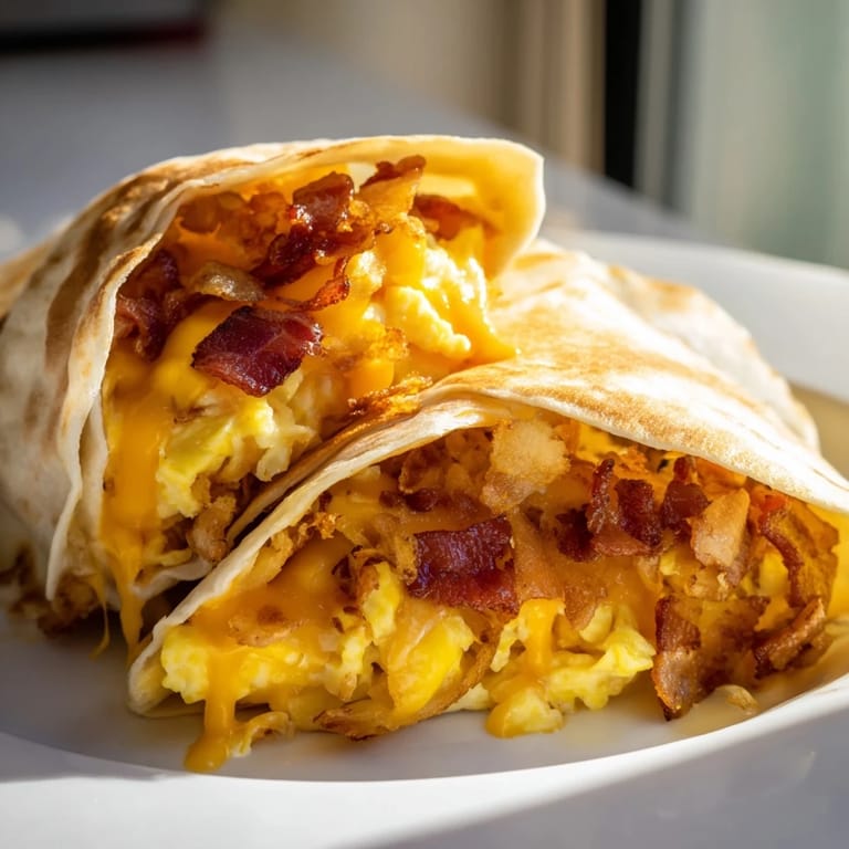 Warm, freshly baked B.E.C. breakfast bites, highlighting the fluffy egg and crisp hash brown filling.
