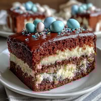 Simple Graduation Cake: Two-Tier with Balloon Toppers, showcasing smooth vanilla buttercream frosting and festive balloon decorations on elegant cake tiers.